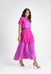 Neon Haze Wrap Around Skirt