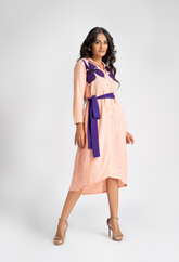 Apple Blossom Shirt Dress