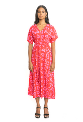 Sweethearts- Red Dress, with pink hearts