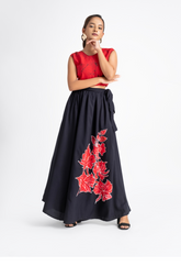 Rosé Orchid Wrap-Around Skirt