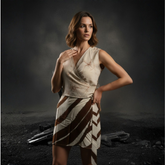 Sungrain Wrap Mini Skirt