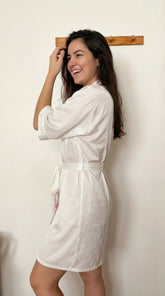 White Bathik Robes