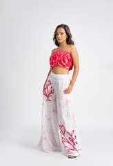 Spring Petal Wide Leg Pant