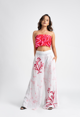 Spring Petal Wide Leg Pant