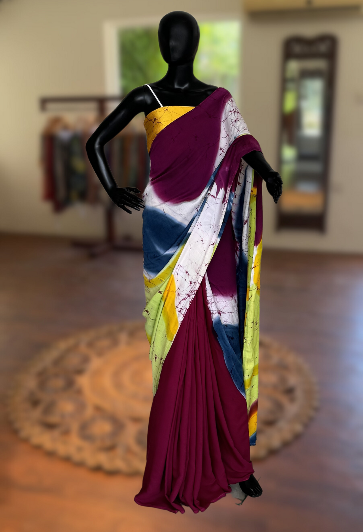 Riverbend - Multicolour Abstract Saree