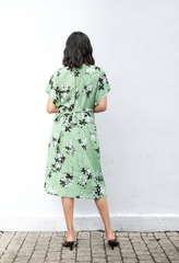 Fleur Vertes - Buttoned Dress