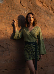 Fernwhisper Wrap Skirt