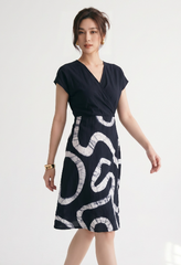White and Black Dress