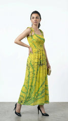 Tropical Radiance Silk Dress