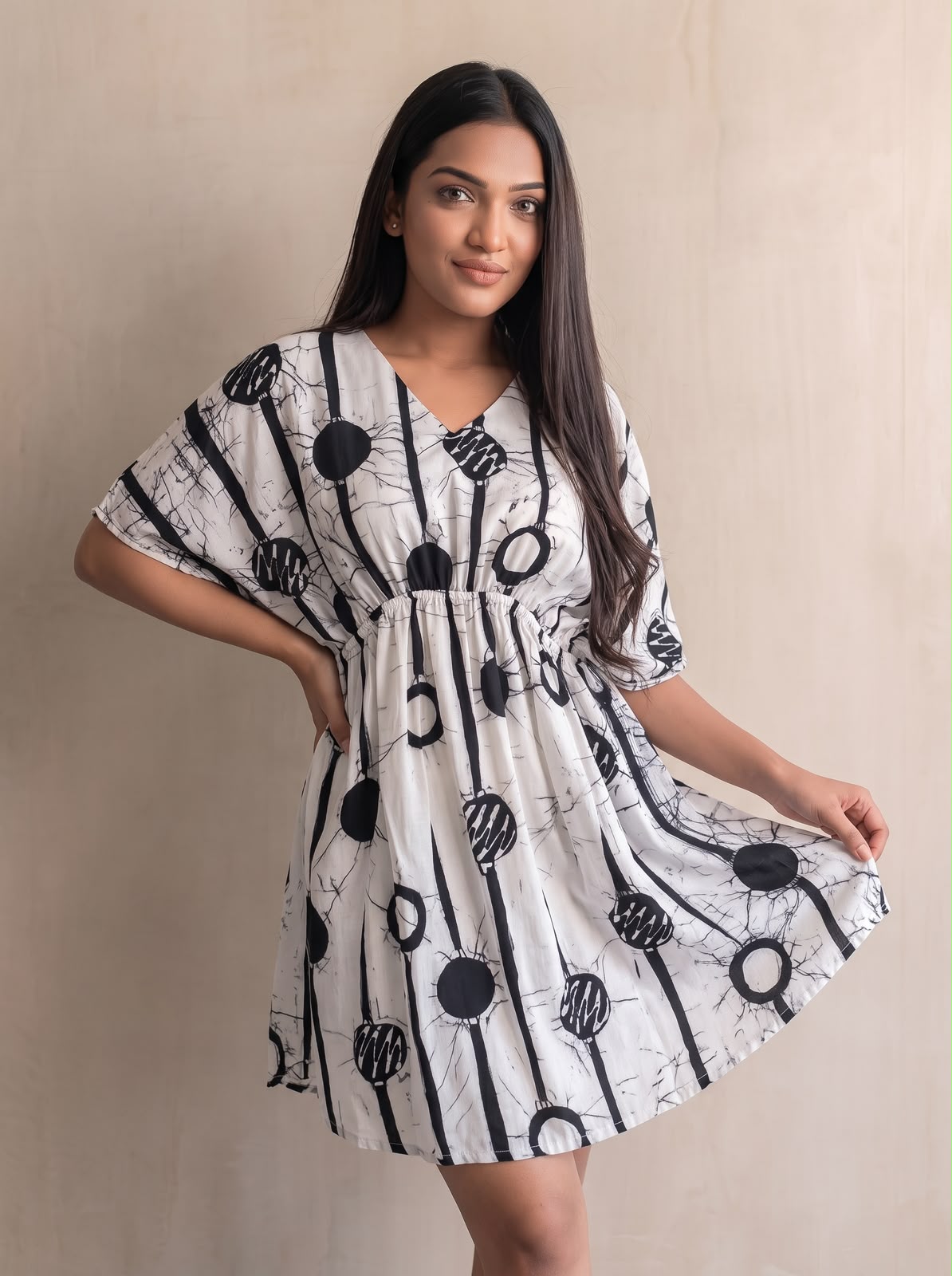 Black and White Dress