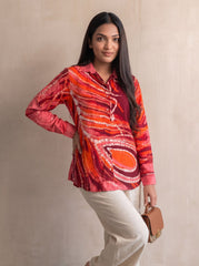 Orange and Pink Shirt
