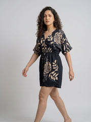 Obsidian Rose Romper