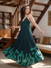 Emerald Tide Beach Dress