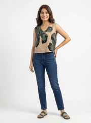Green Carnation Top