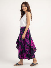 Noir Blossom Flared Pant