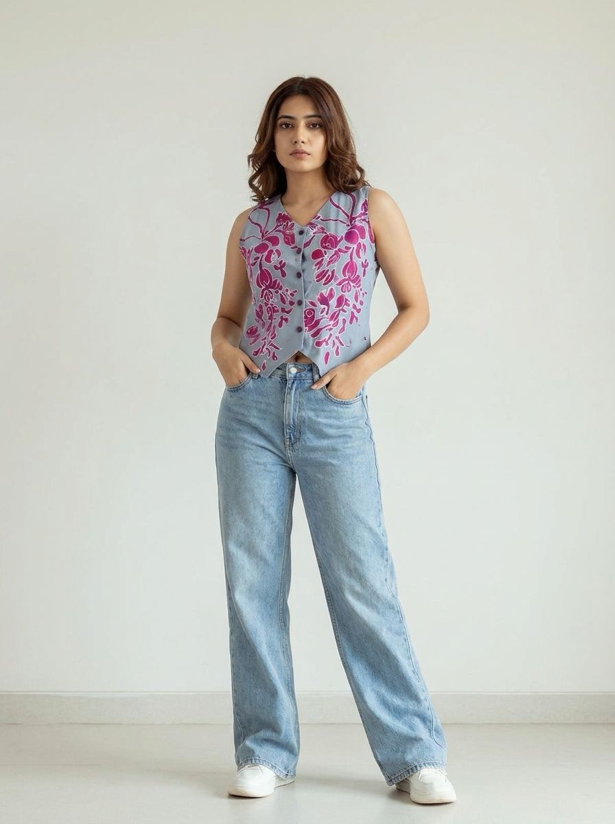 Wisteria Whisper Waistcoat