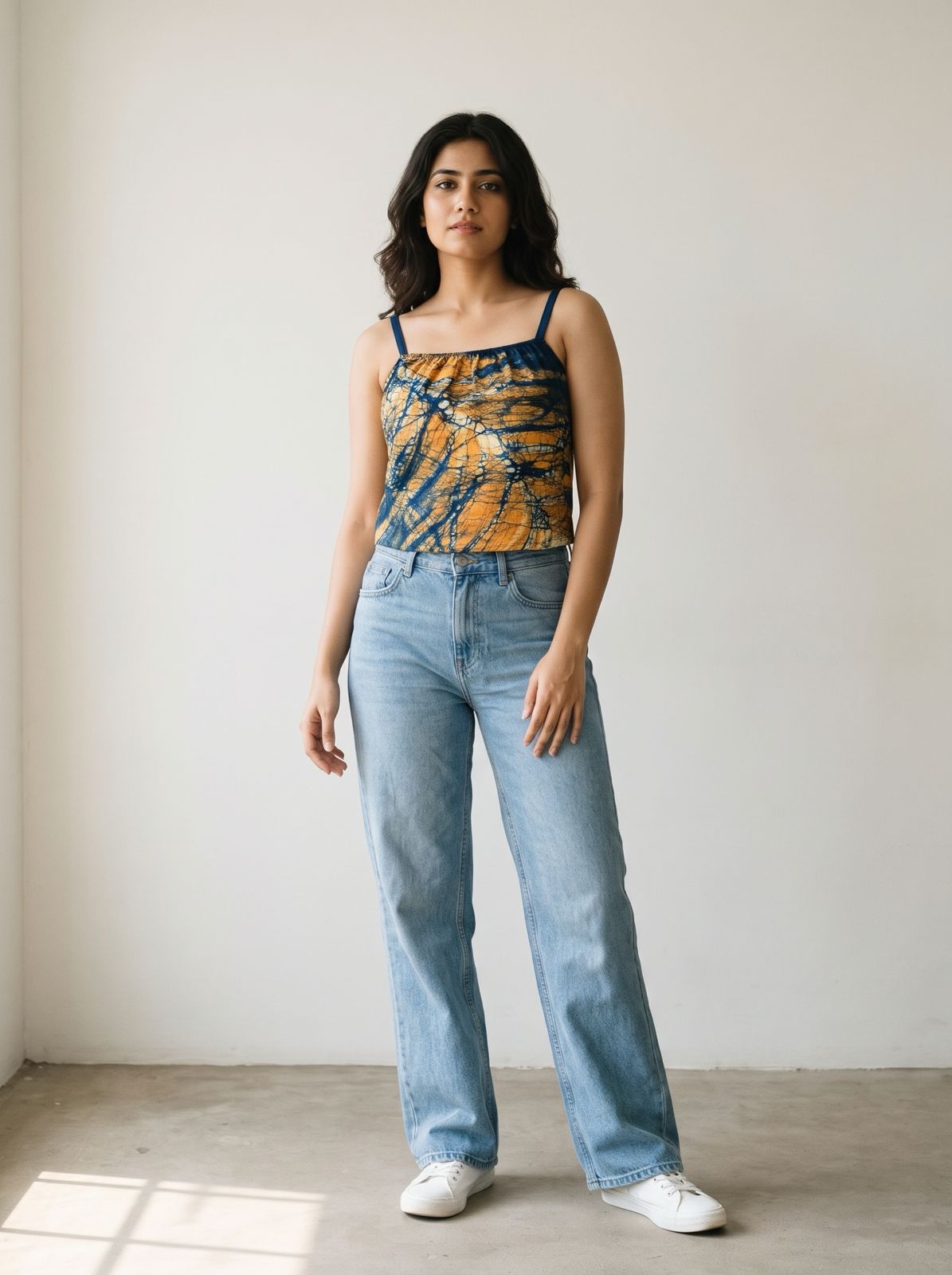 Feathered Grace Crop Top
