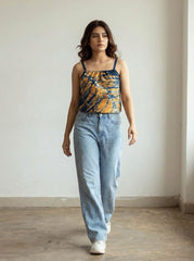 Feathered Grace Crop Top