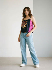 Wild Dahlia Crop Top